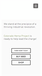 Mobile Screenshot of coloradohempproject.com
